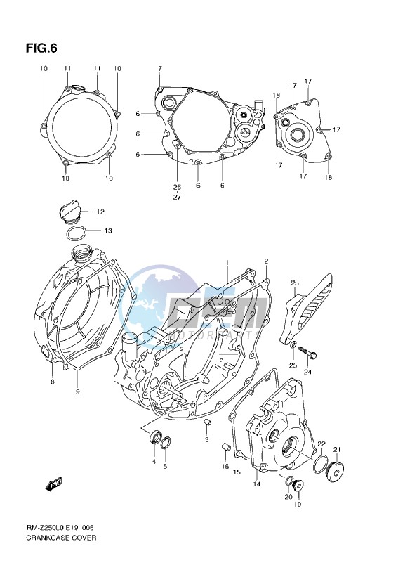 CRANKCASE COVER L0