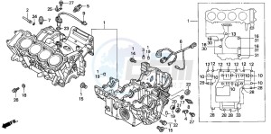 CB1100SF drawing CRANKCASE