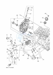 XTZ690 TENERE 700 (BMB8) drawing WATER PUMP