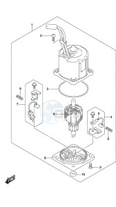 DF 250AP drawing PTT Motor