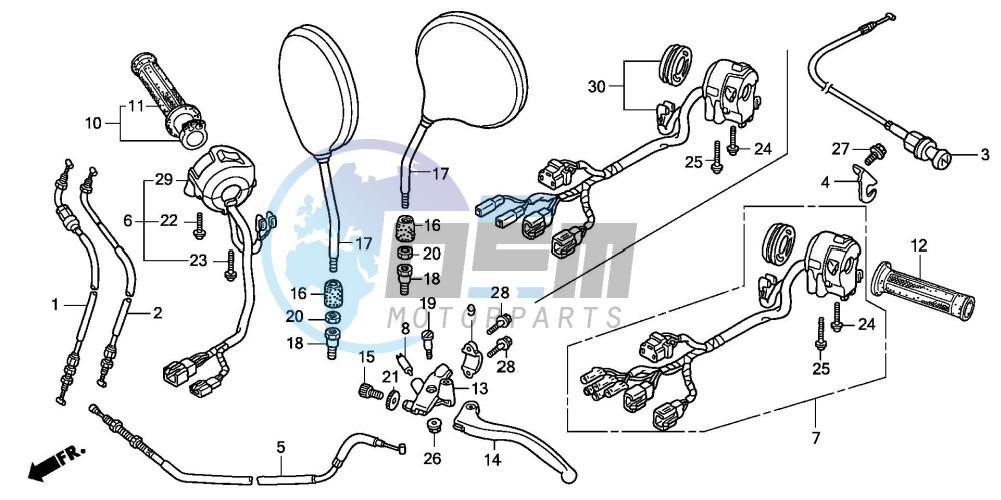 HANDLE LEVER/SWITCH/CABLE