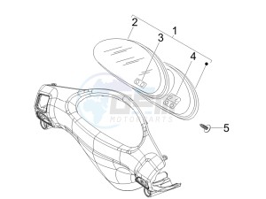 Zip & Zip 100 drawing Meter combination - Cruscotto