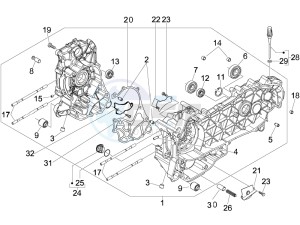 Liberty 150 4t 2v e3 ptt ( Libano - Israele ) Libanon - Israel drawing Crankcase