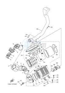 YXM700E YXM700PHF VIKING (1XPM) drawing INTAKE