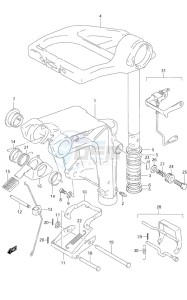 DF 9.9 drawing Swivel Bracket S/N 651001 to 652500