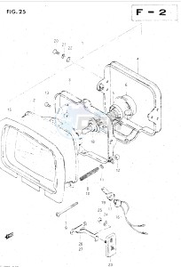 GSX500E (E39) drawing HEADLAMP (GSX500EE EF)