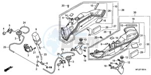 CBR1000RA9 France - (F / ABS CMF MME) drawing AIR INTAKE DUCT/SOLENOID VALVE