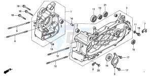 NES125 drawing CRANKCASE