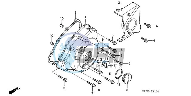 LEFT CRANKCASE COVER