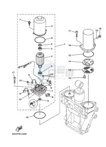 F250LETX drawing TILT-SYSTEM-2