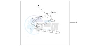 VT750DCB SHADOW SPIRIT drawing MAINTENANCE STAND