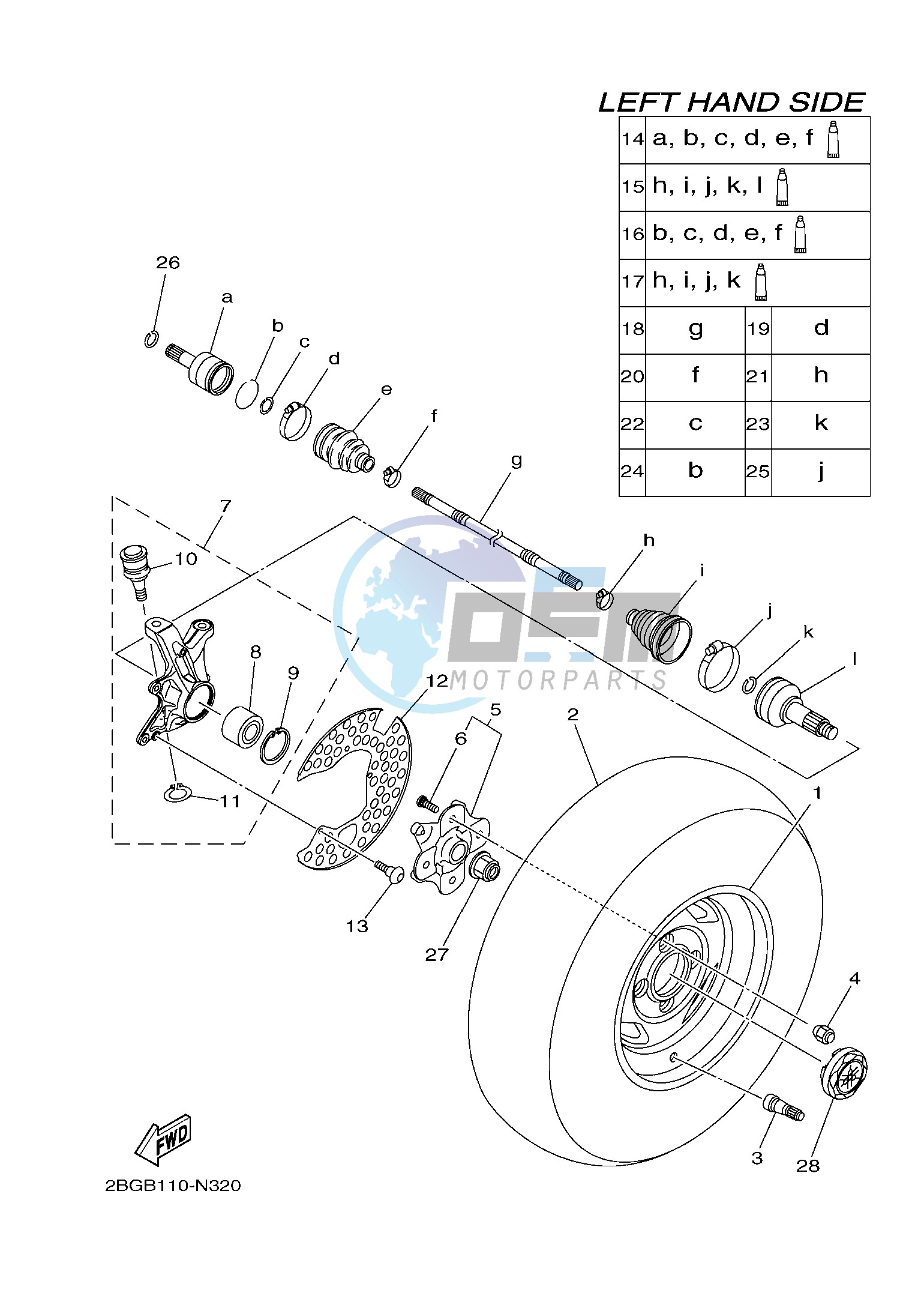 FRONT WHEEL