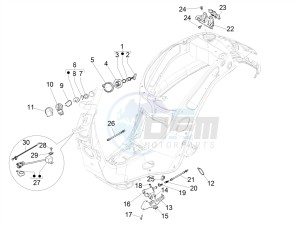 SPRINT 150 4T 3V IGET ABS E4 (NAFTA) drawing Locks