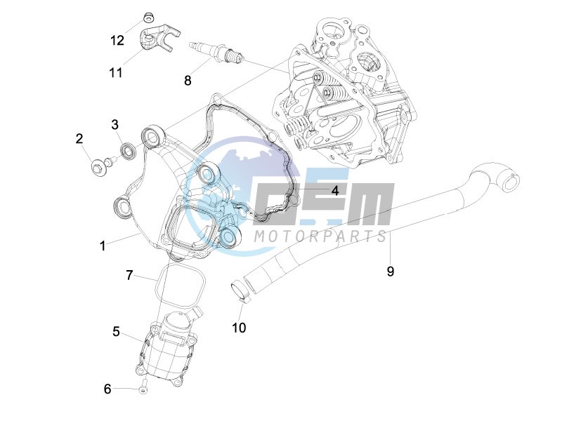 Cylinder head cover