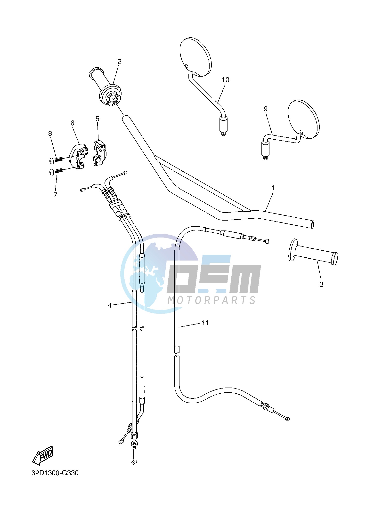 STEERING HANDLE & CABLE