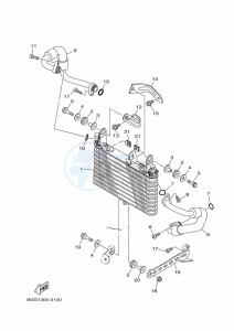 MT-10 MTN1000D (BGG6) drawing OIL COOLER