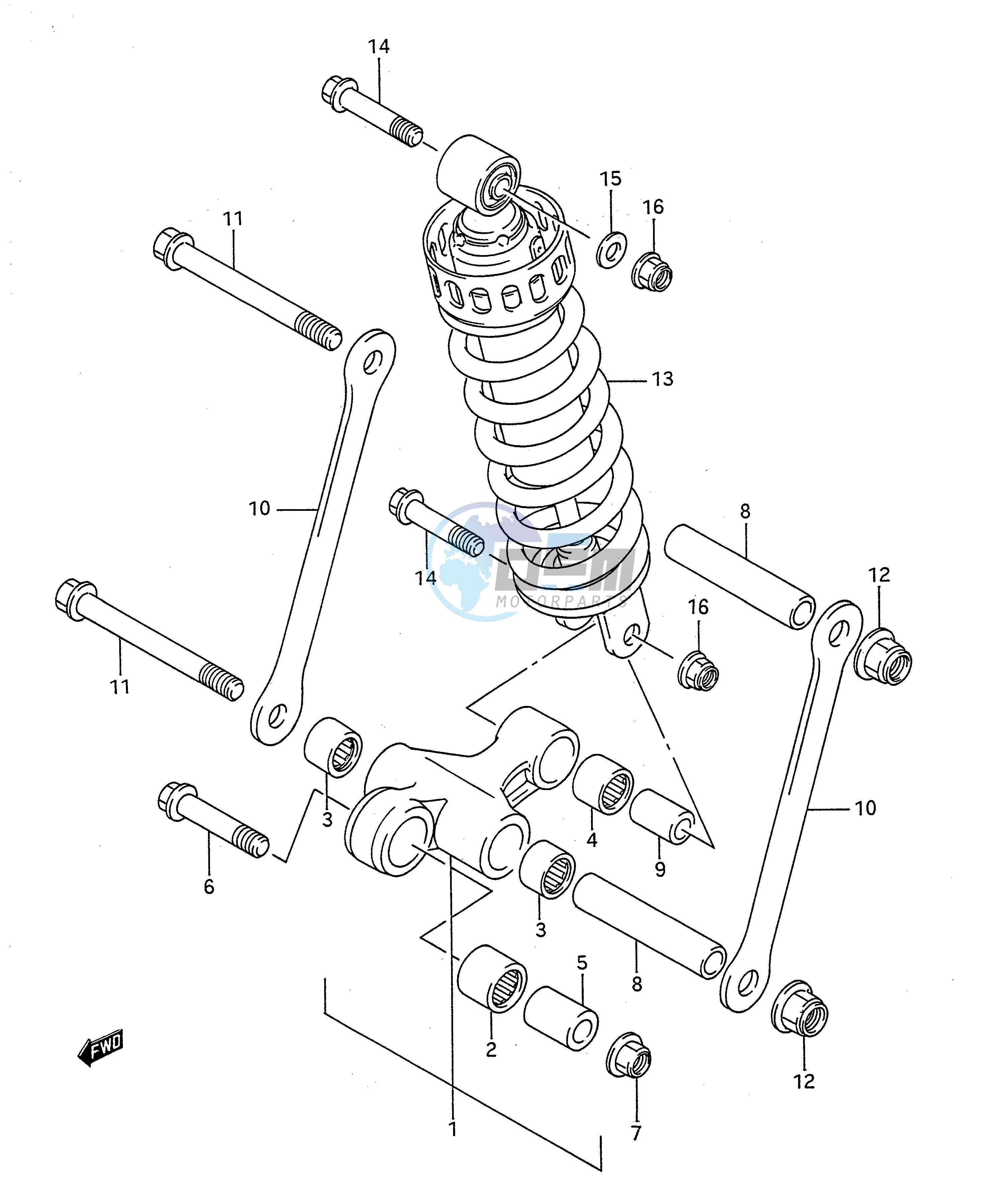 REAR CUSHION LEVER