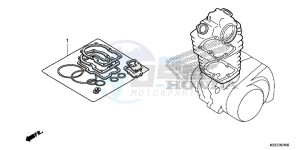 CRF150RD CRF150R Europe Direct - (ED) drawing GASKET KIT A