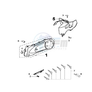 FIGHT LR drawing CRANKCASE COVER