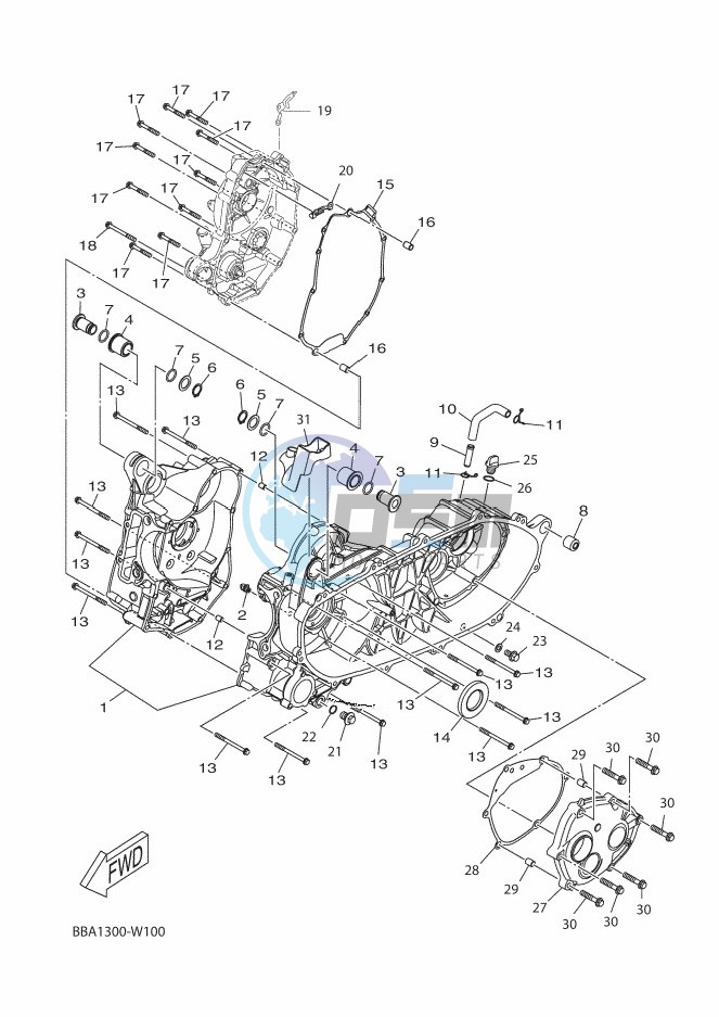 CRANKCASE COVER 1