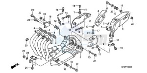 CB600F39 F / CMF ST drawing EXHAUST MUFFLER