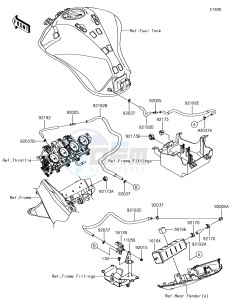 Z1000 ZR1000JHF XX (EU ME A(FRICA) drawing Fuel Evaporative System