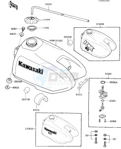 KX 60 B [KX60] (B1-B4) [KX60] drawing FUEL TANK