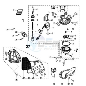 VIVA CA2 drawing CARBURETTOR