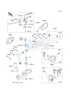 VN 2000 H [VULCAN 2000 CLASSIC] (8F-9F) H8F drawing HANDLEBAR