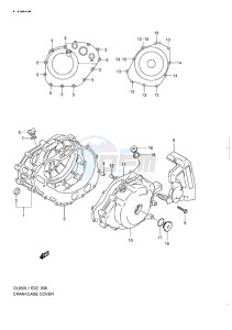 DL 650 V-STROM EU-UK drawing CRANKCASE COVER