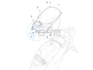 LIBERTY 150 150 IGET 4T 3V IE ABS (APAC) drawing Helmet housing - Undersaddle