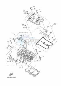 TRACER 7 MTT690 (B4T3) drawing CYLINDER HEAD