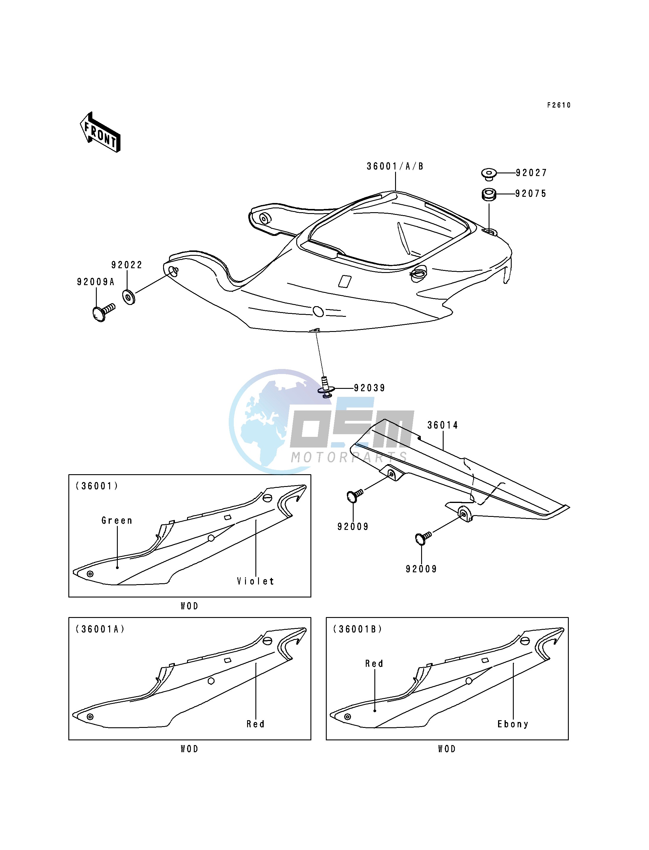 SIDE COVERS_CHAIN COVER-- ZX600-G1- -