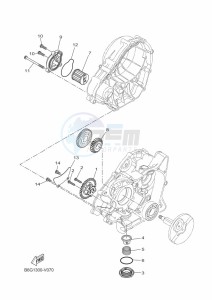 MT-125 MTN125-A (B6G3) drawing OIL PUMP