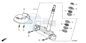 PES125R9 Europe Direct - (ED / STC 2ED) drawing STEERING STEM