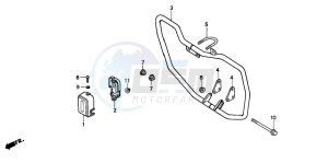 CB250P drawing ENGINE GUARD