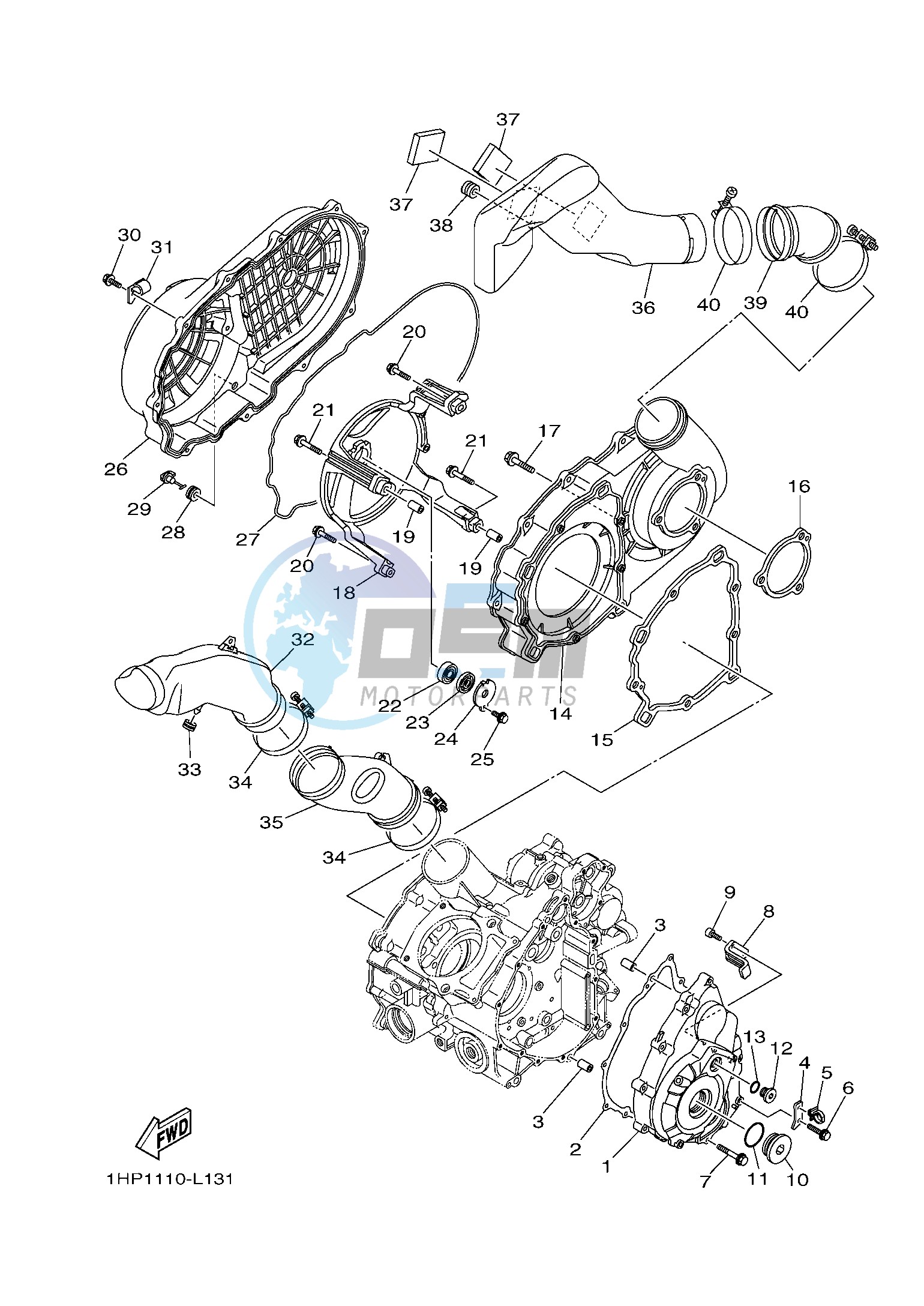 CRANKCASE COVER 1