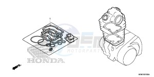 CRF250RF CRF250R Europe Direct - (ED) drawing GASKET KIT A