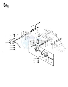 KZ 400 S [SPECIAL] (S) [SPECIAL] drawing TURN SIGNALS -- 75 S- -