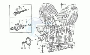 Nevada 750 Club Club drawing Oil pump assy.