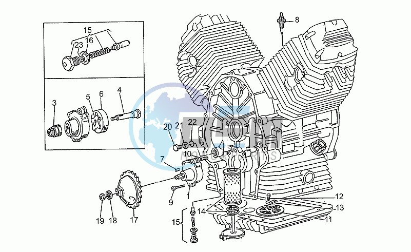 Oil pump assy.