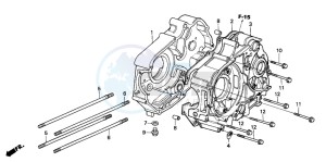 TRX90 FOURTRAX 90 drawing CRANKCASE