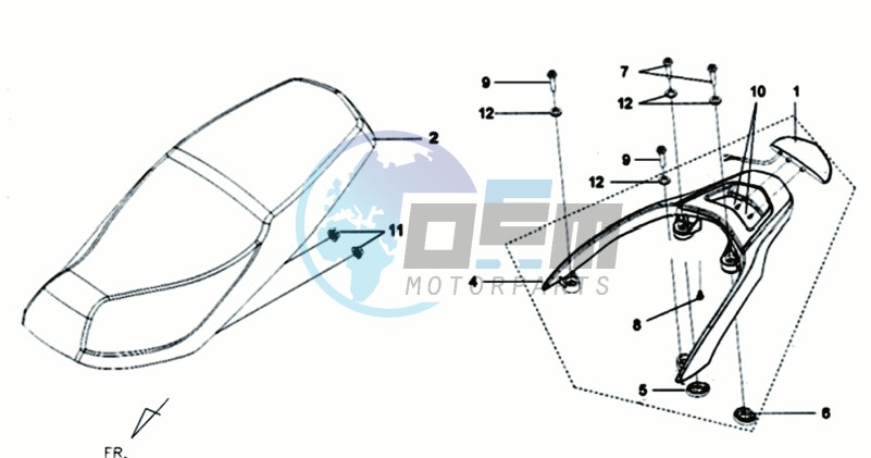 BUDDYSEAT - REAR LUGGAGE FRAME