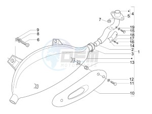 Granturismo 200 L UK drawing Silencer