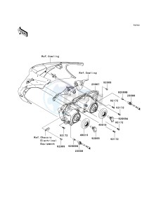 ZX 1000 D [NINJA ZX-10R] (D6F-D7FA) D7FA drawing HEADLIGHT-- S- -