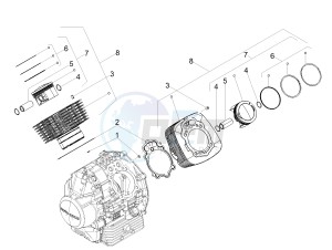 V7 III Stone 750 e4 (NAFTA) drawing Cylinder - Piston