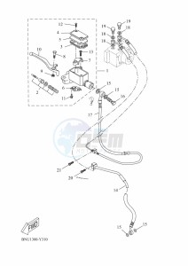 YZF125-A YZF-R125 (BNU1) drawing FRONT MASTER CYLINDER