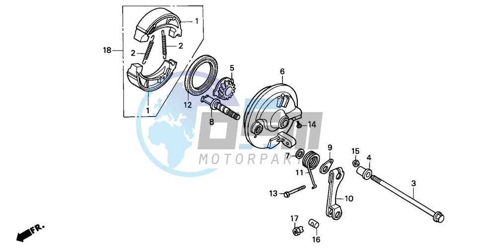 FRONT BRAKE PANEL