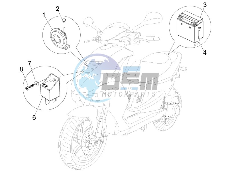 Remote control switches - Battery - Horn