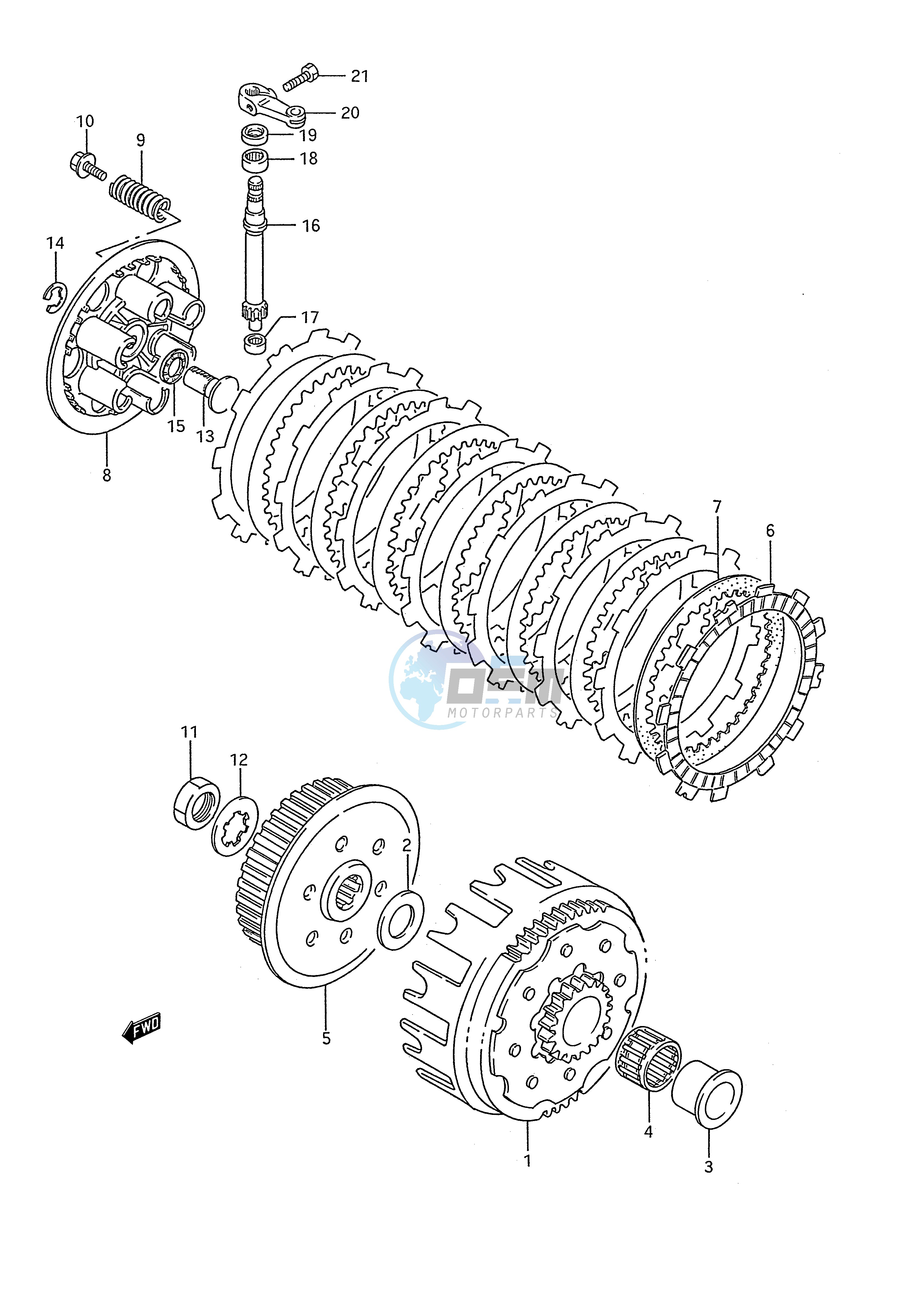 CLUTCH (MODEL K L M)